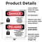 Signmission Lockout Tagout Setup Maintenance Bilingual Danger Sign, Plastic, 18in W x 24in L, 2PK OS-2PACK-DS-P-1824-VS-1428 - alternate 7
